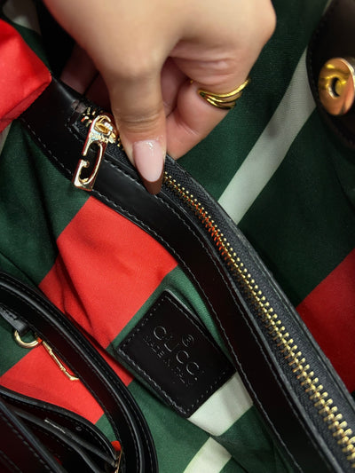 Gucci GG Emblem Tote black bag