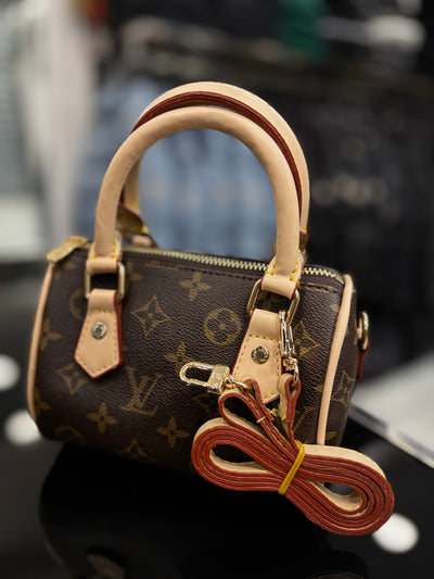 Louis Vuitton Nano Speedy Monogram canvas light brown bag