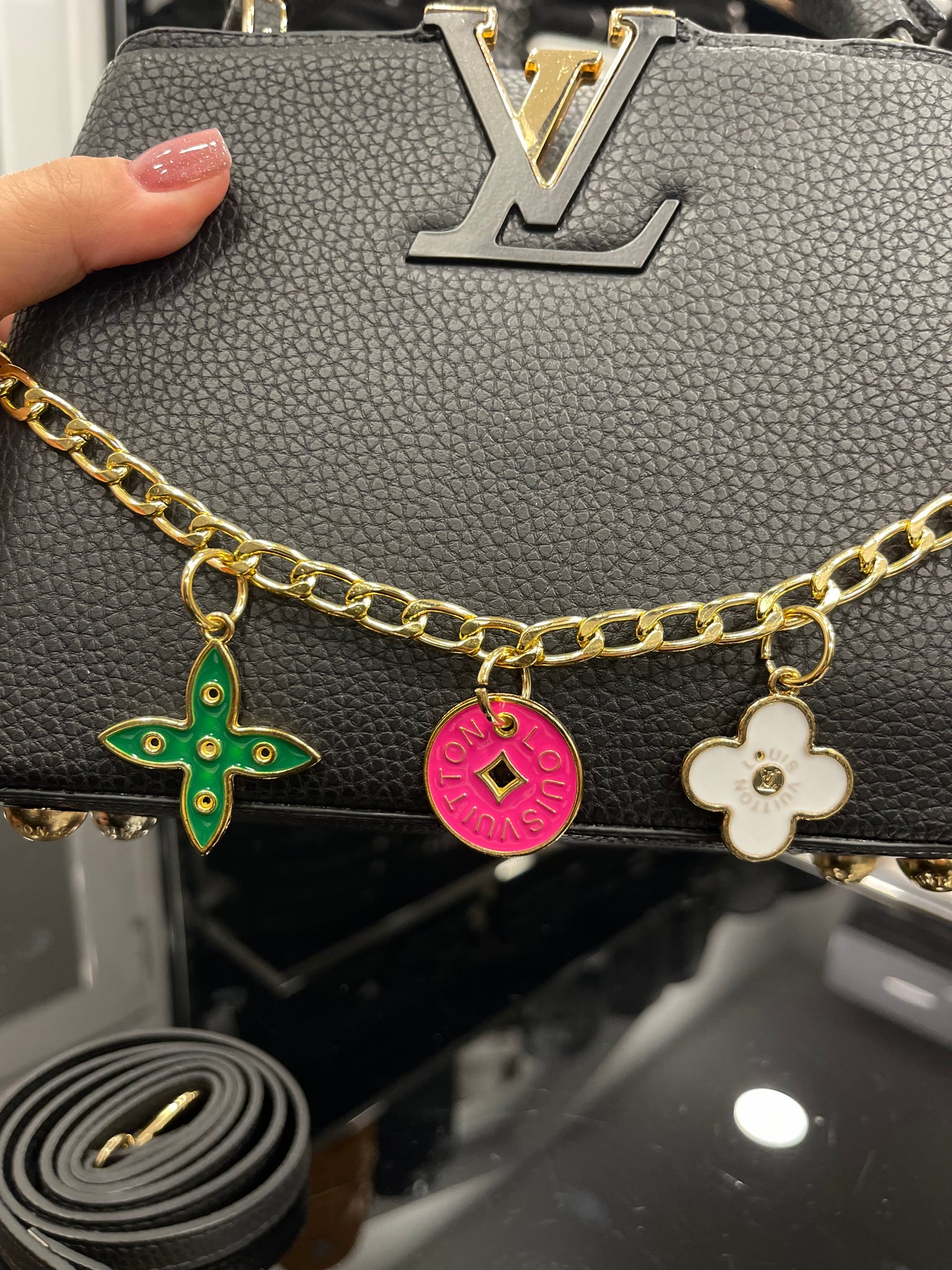 Louis Vuitton My capucines mini black bag