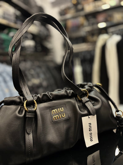 Miu Miu Joie shoulder black bag