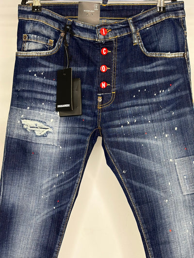 Dsquared2 Dean and Dan blue jean