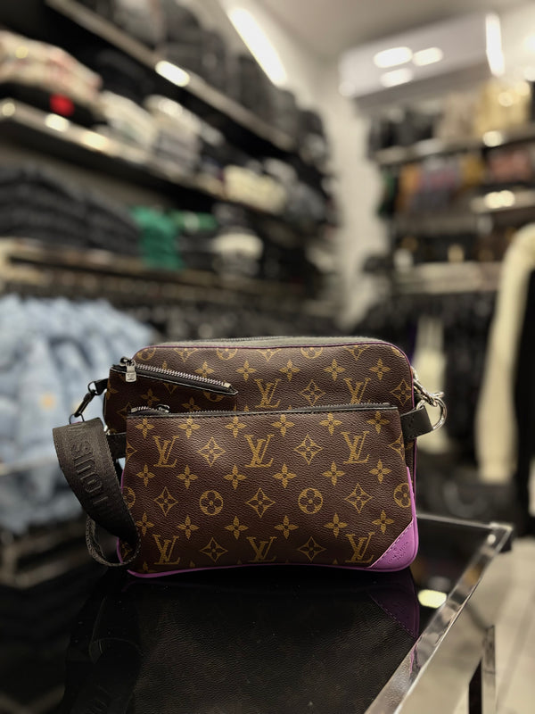 Louis Vuitton Trio Messenger brown bag
