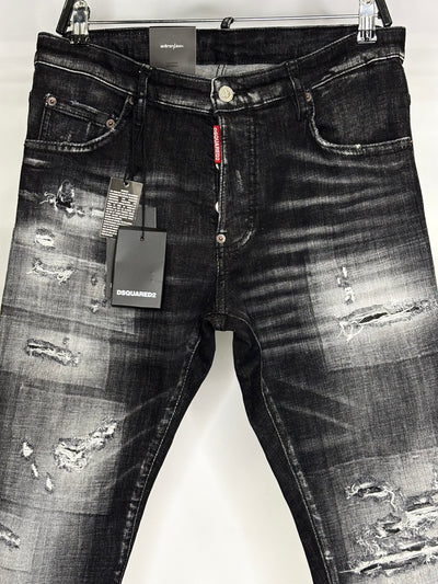 Dsquared2 Les Twins C’ est chic Ça Va? black jean