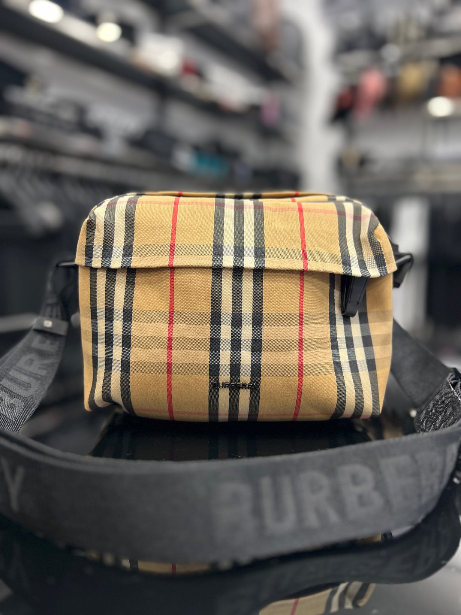 Burberry Logo Detail Camera Bag