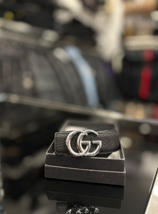 Gucci blue/black belt
