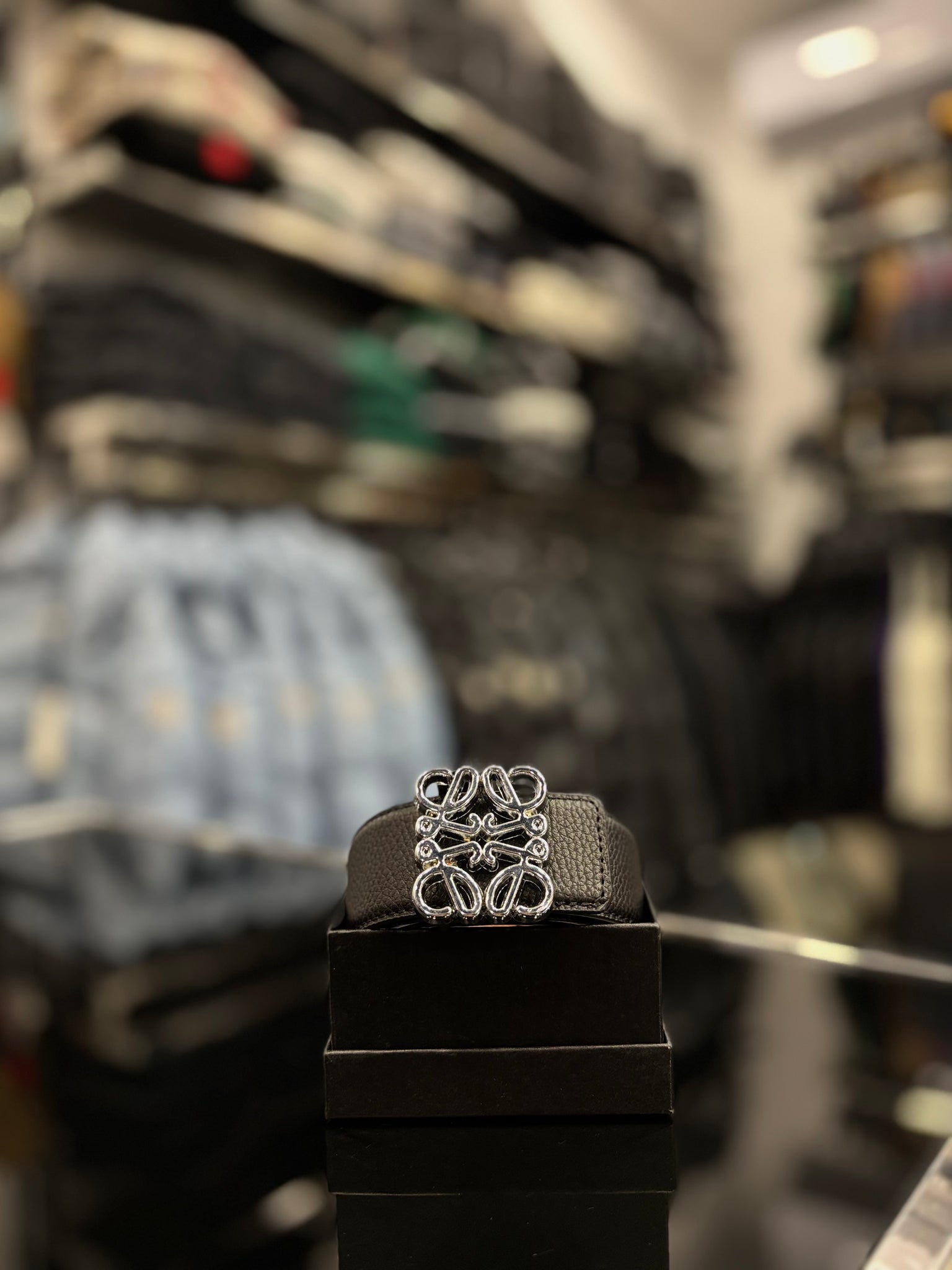 Loewe Anagram black/brown wallet