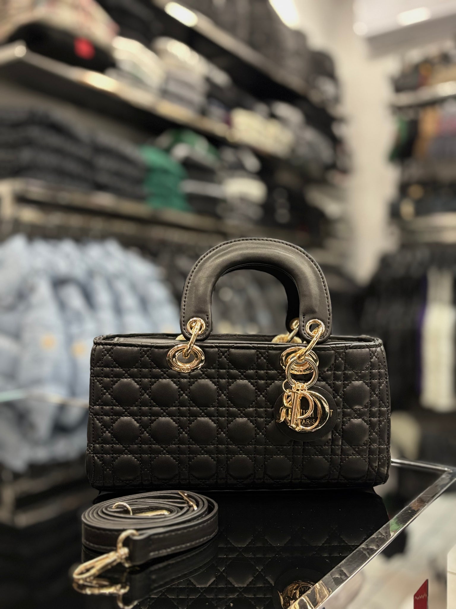 Dior Lady D-Joy black bag