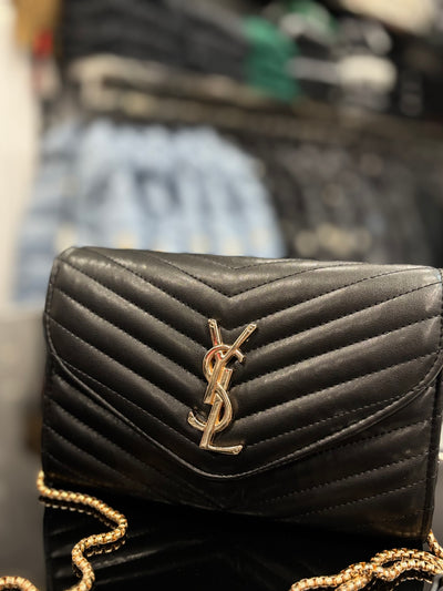 YSL Shoulder black bag