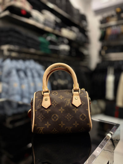 Louis Vuitton Nano Speedy Monogram canvas light brown bag
