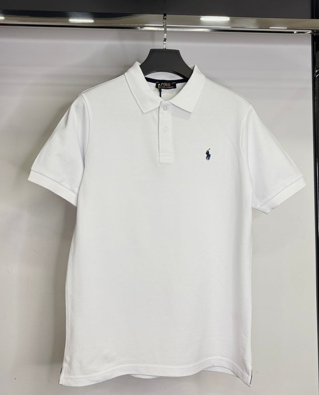Polo Ralph Lauren white t-shirt with collar code