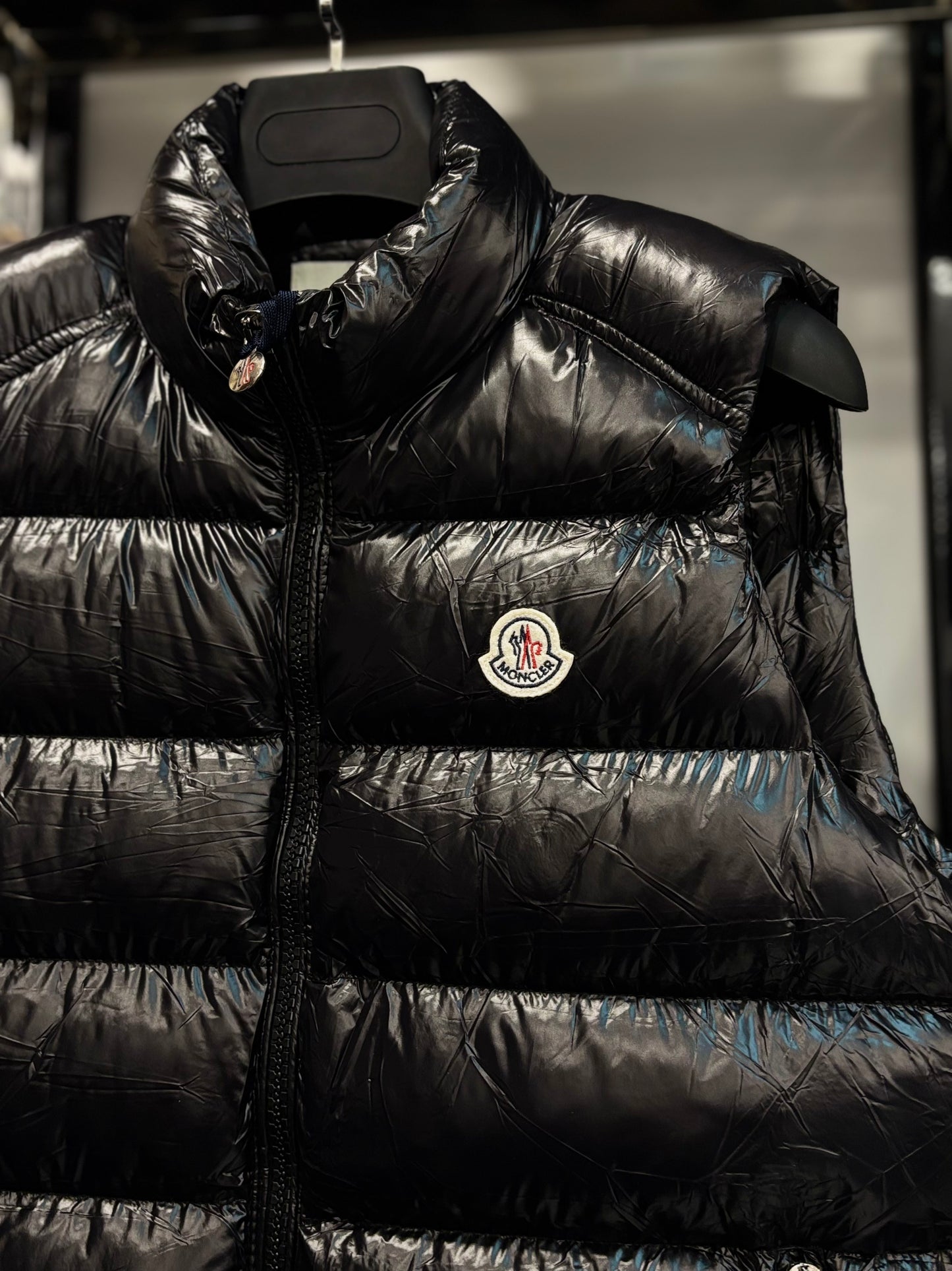 Moncler black sleeveless