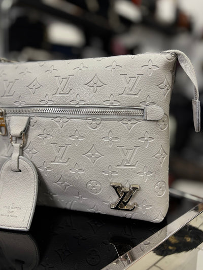 Louis Vuitton grey bag χειρός