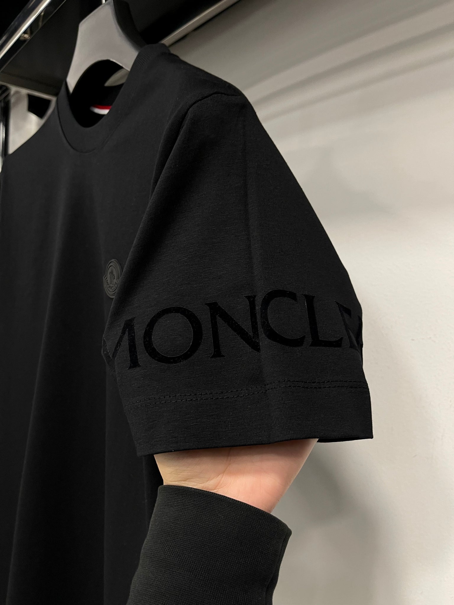 Moncler black T-shirt