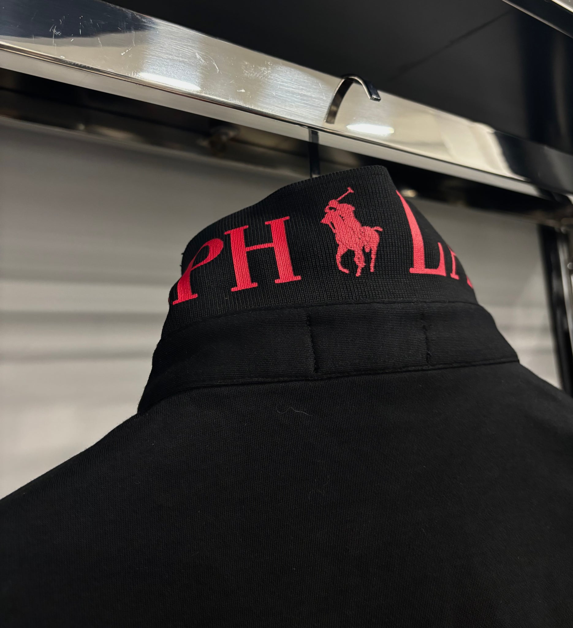 Polo Ralph Lauren long sleeve with a collar black blouse