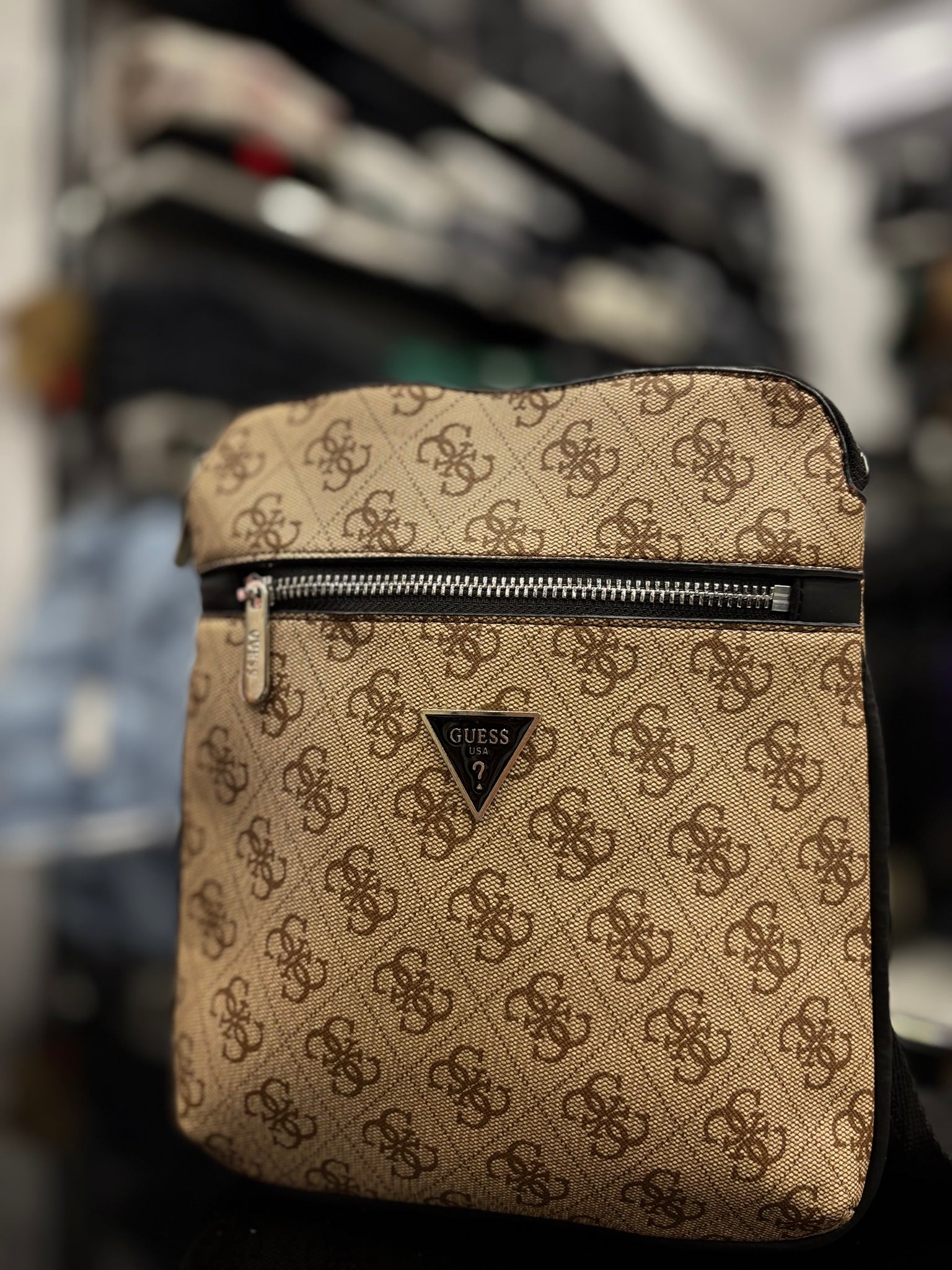 Guess beige bag ώμου/χιαστί