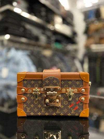 Louis Vuitton Petite Malle Monogram brown bag