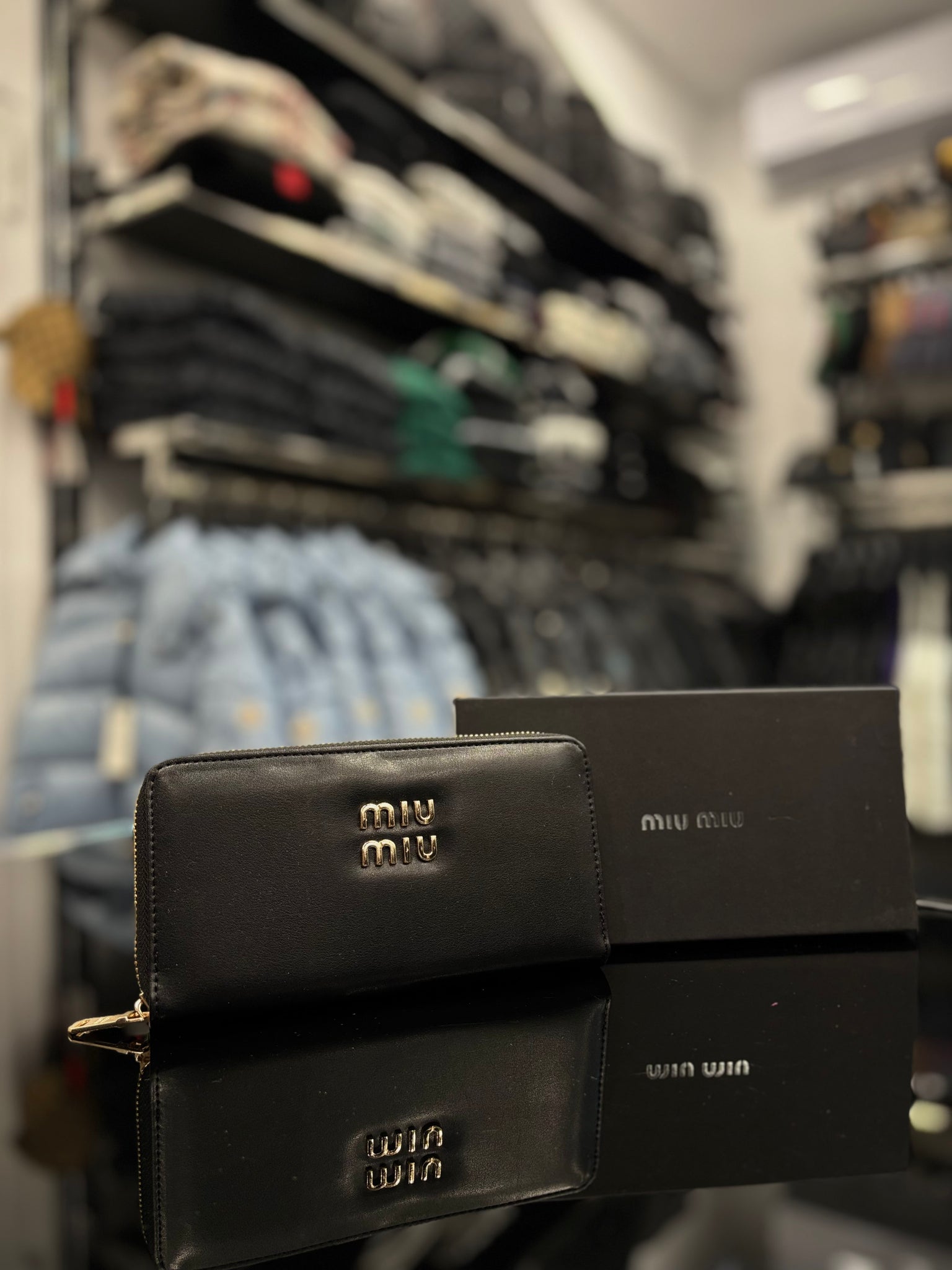 Miu Miu black wallet