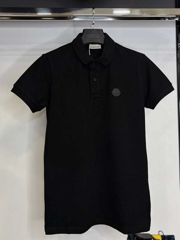 Moncler black t-shirts with collar code