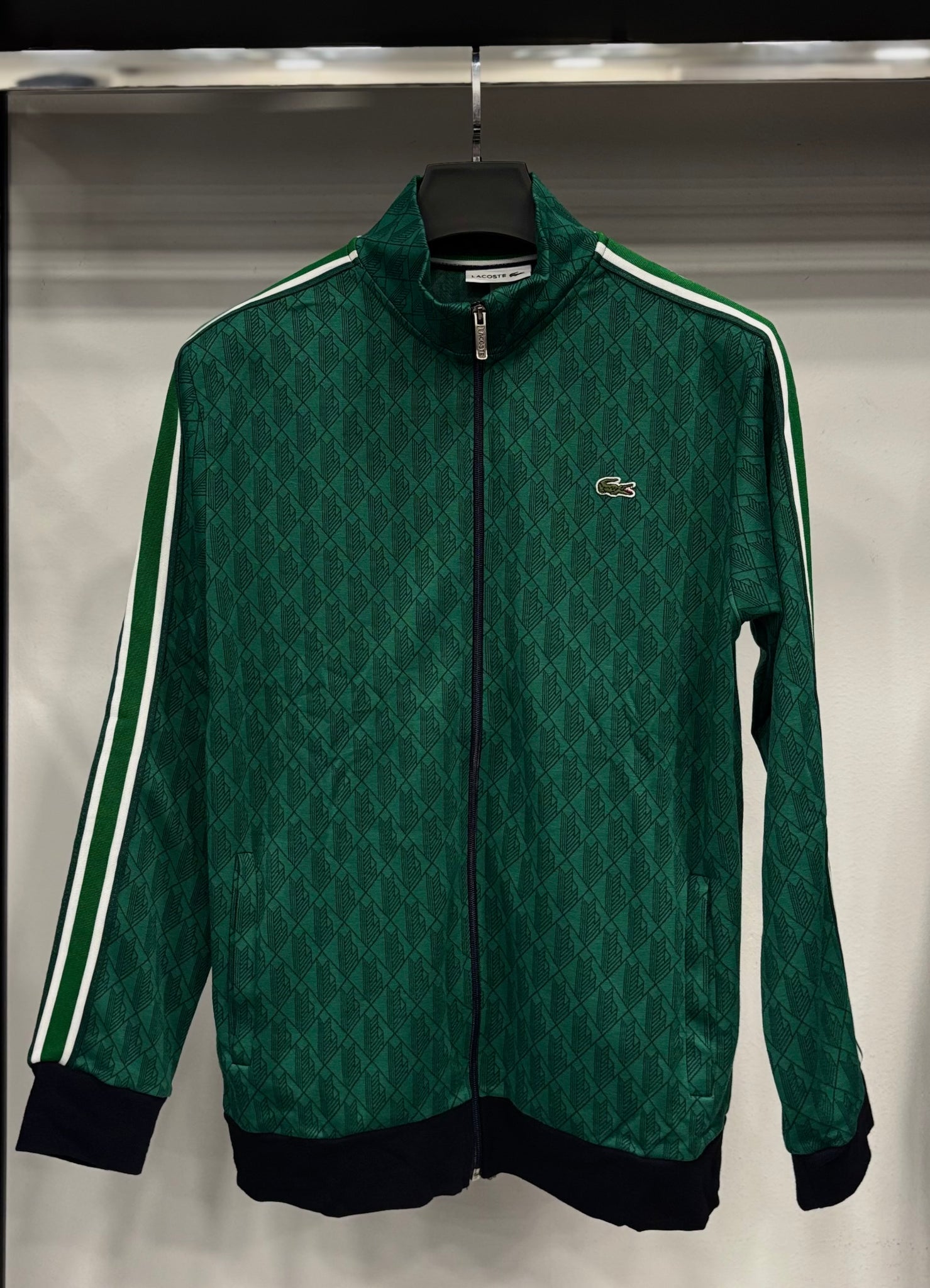 Lacoste Paris Jacquard Monogram green set