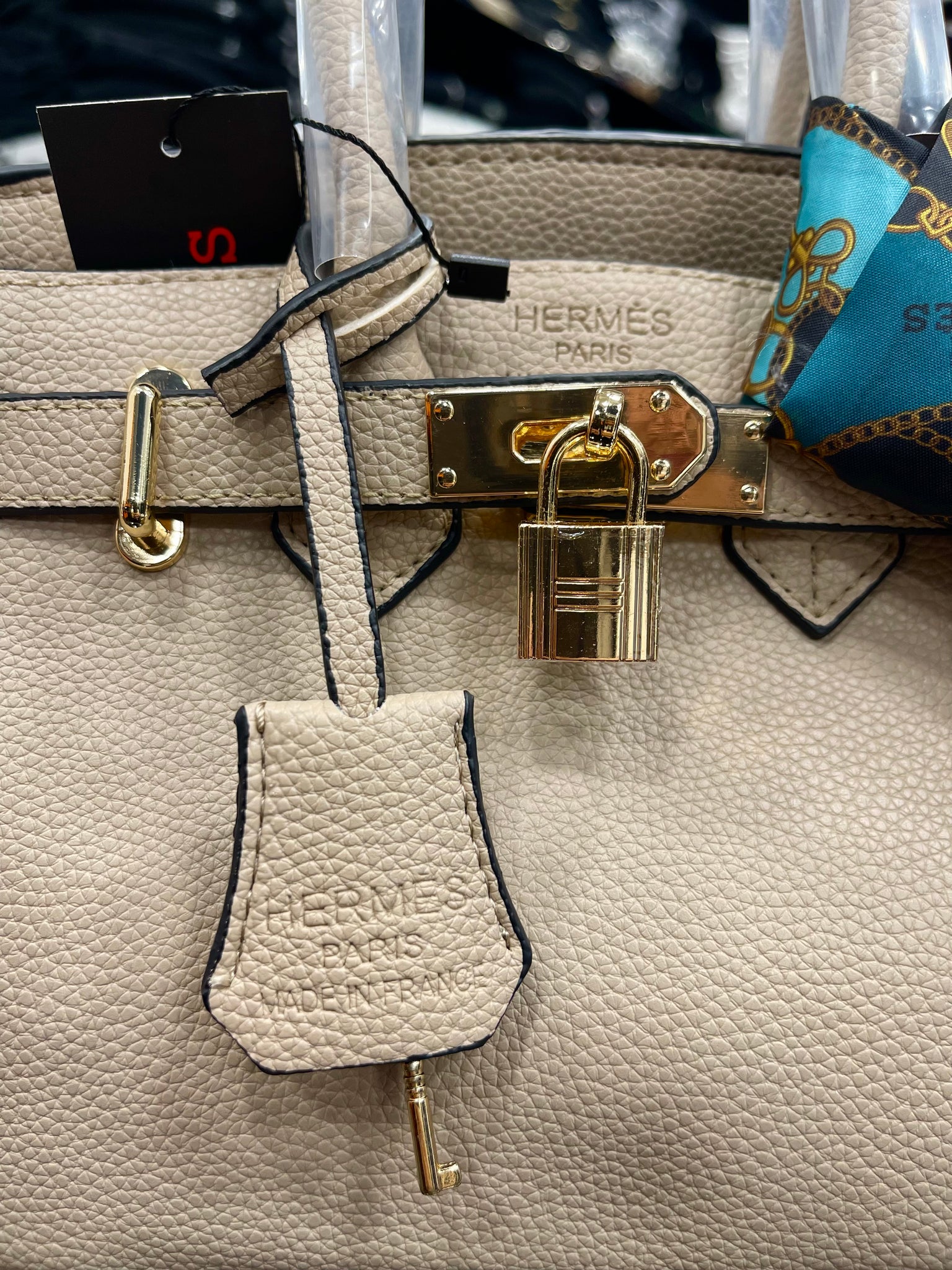 Hermes birkin 30 beige bag