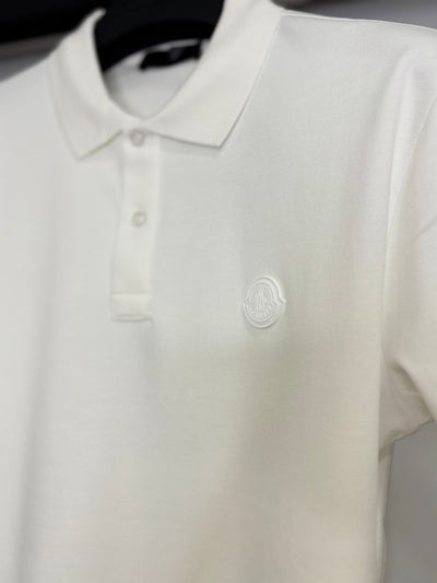 Moncler white t-shirt with collar code no1