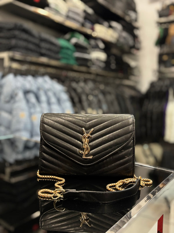 YSL Shoulder black bag