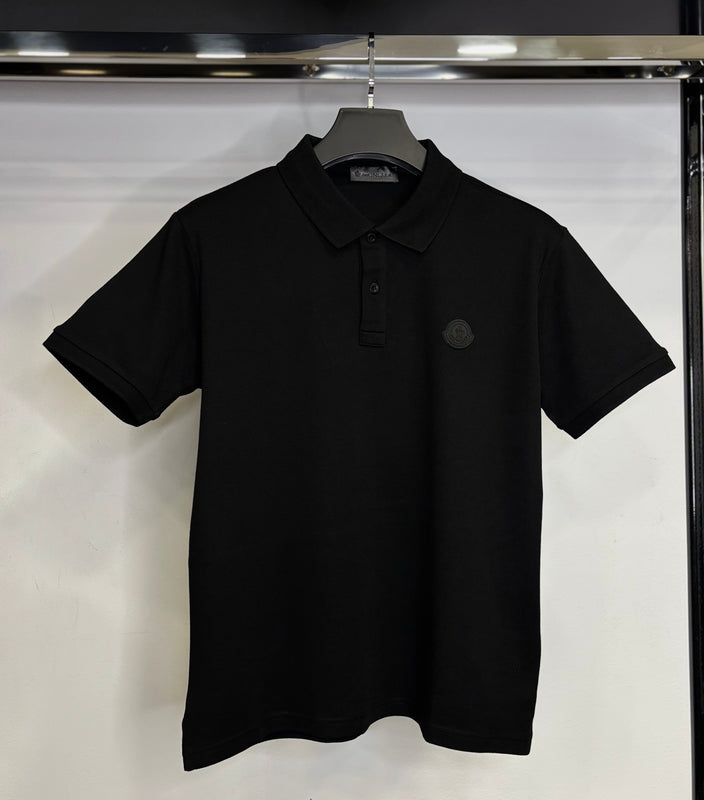 Moncler black t-shirts with collar code