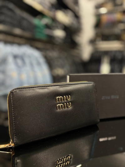 Miu Miu black wallet