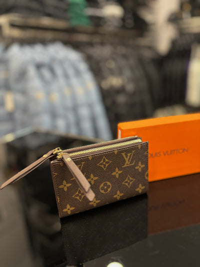 Louis Vuitton mini brown wallet