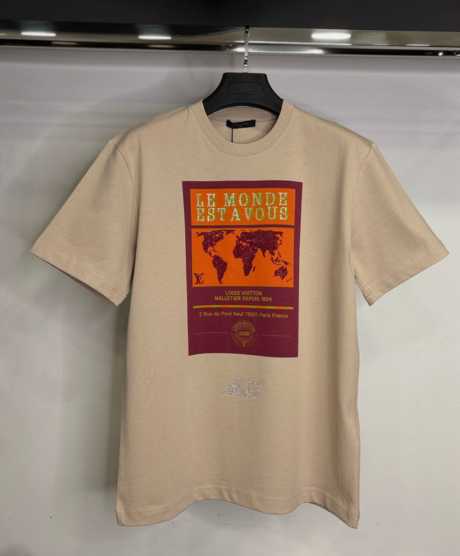 Louis Vuitton beige t-shirt code no1