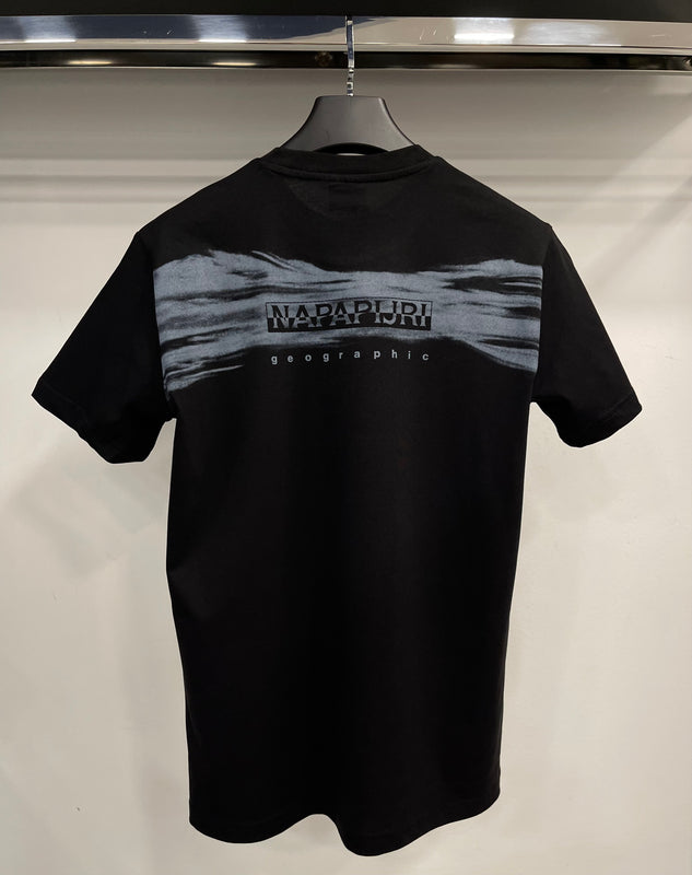 Napapijri geographic black T-shirt