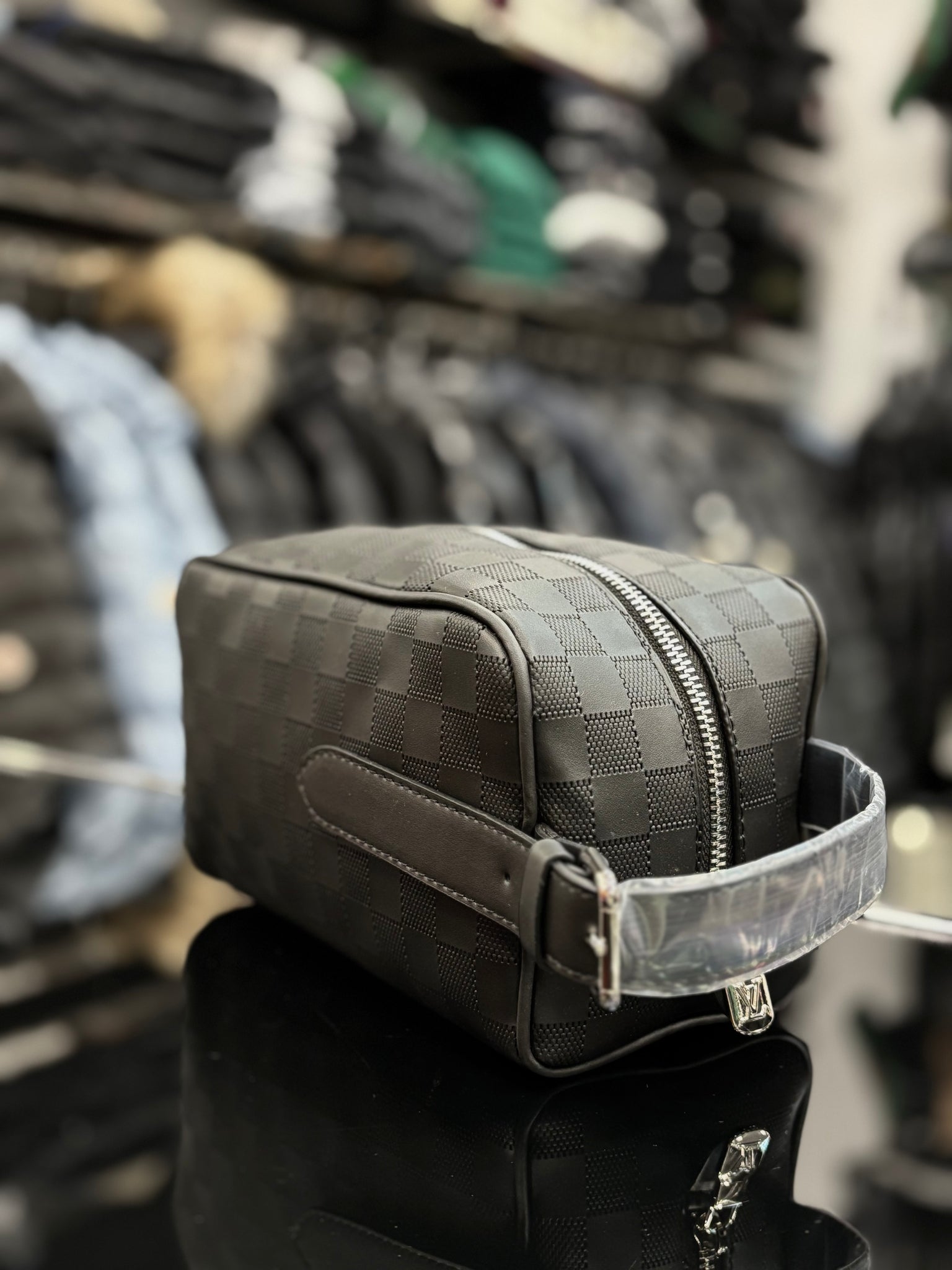 Louis Vuitton Damier Infini Trousse Toilette black bag