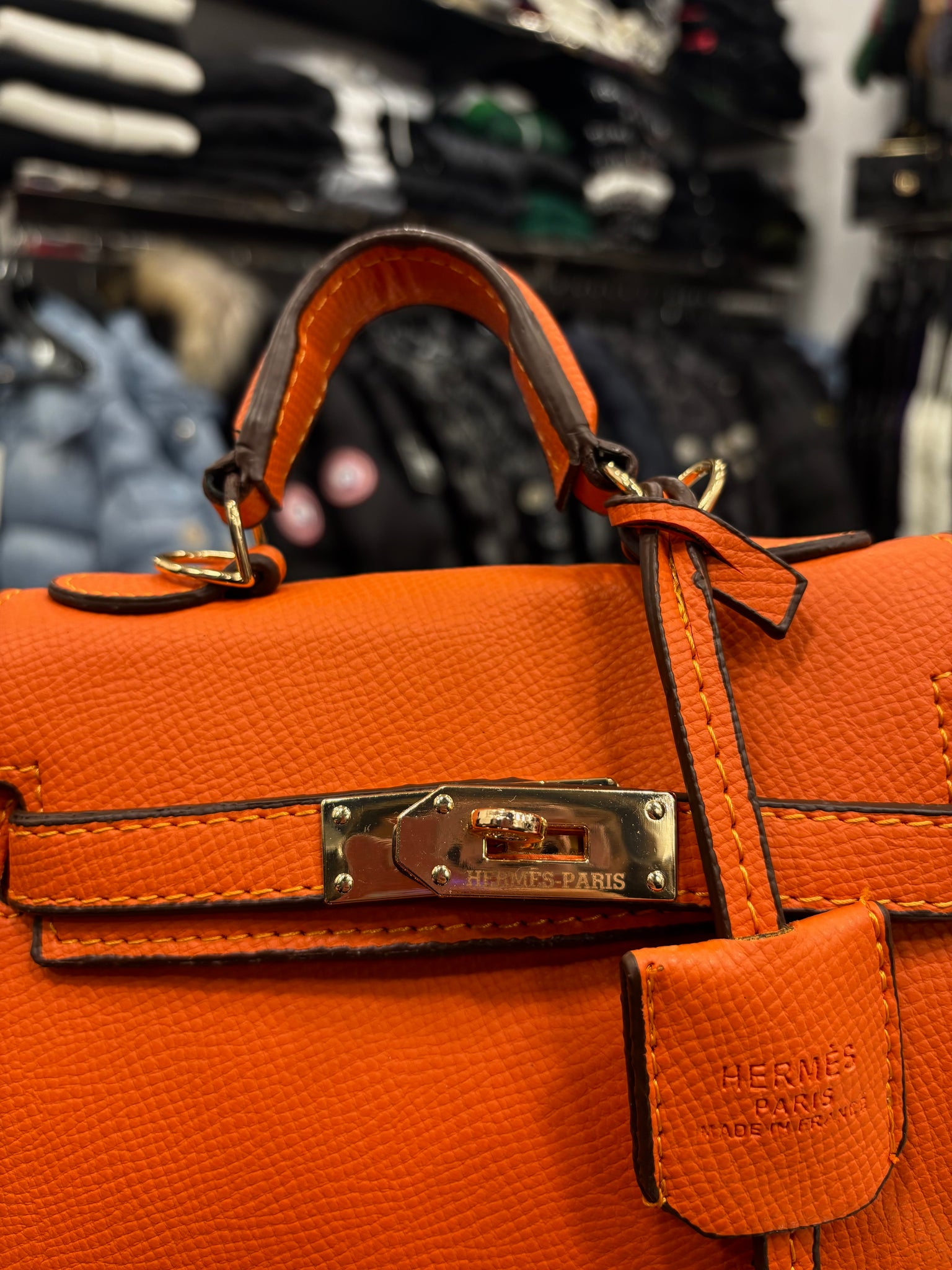 Hermès Kelly Orange H bag