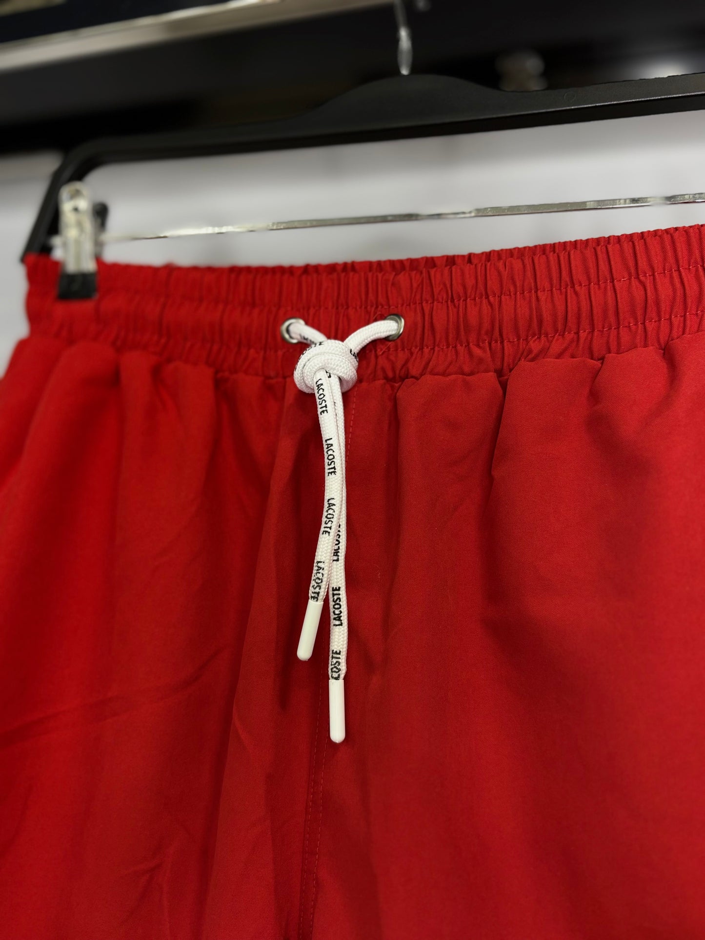 Lacoste red swimsuit