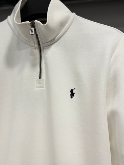 Polo Ralph Lauren half zip white