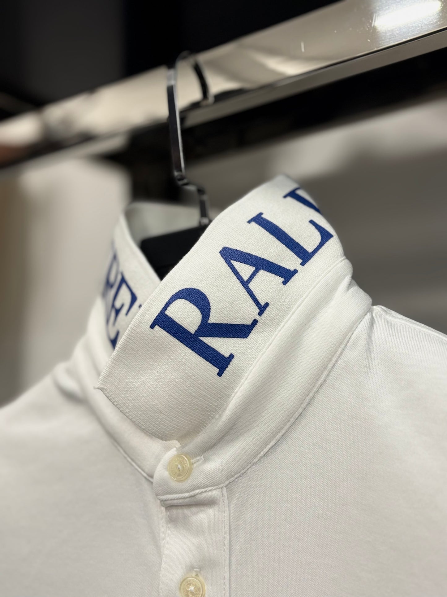 Polo Ralph Lauren white t-shirt with collar