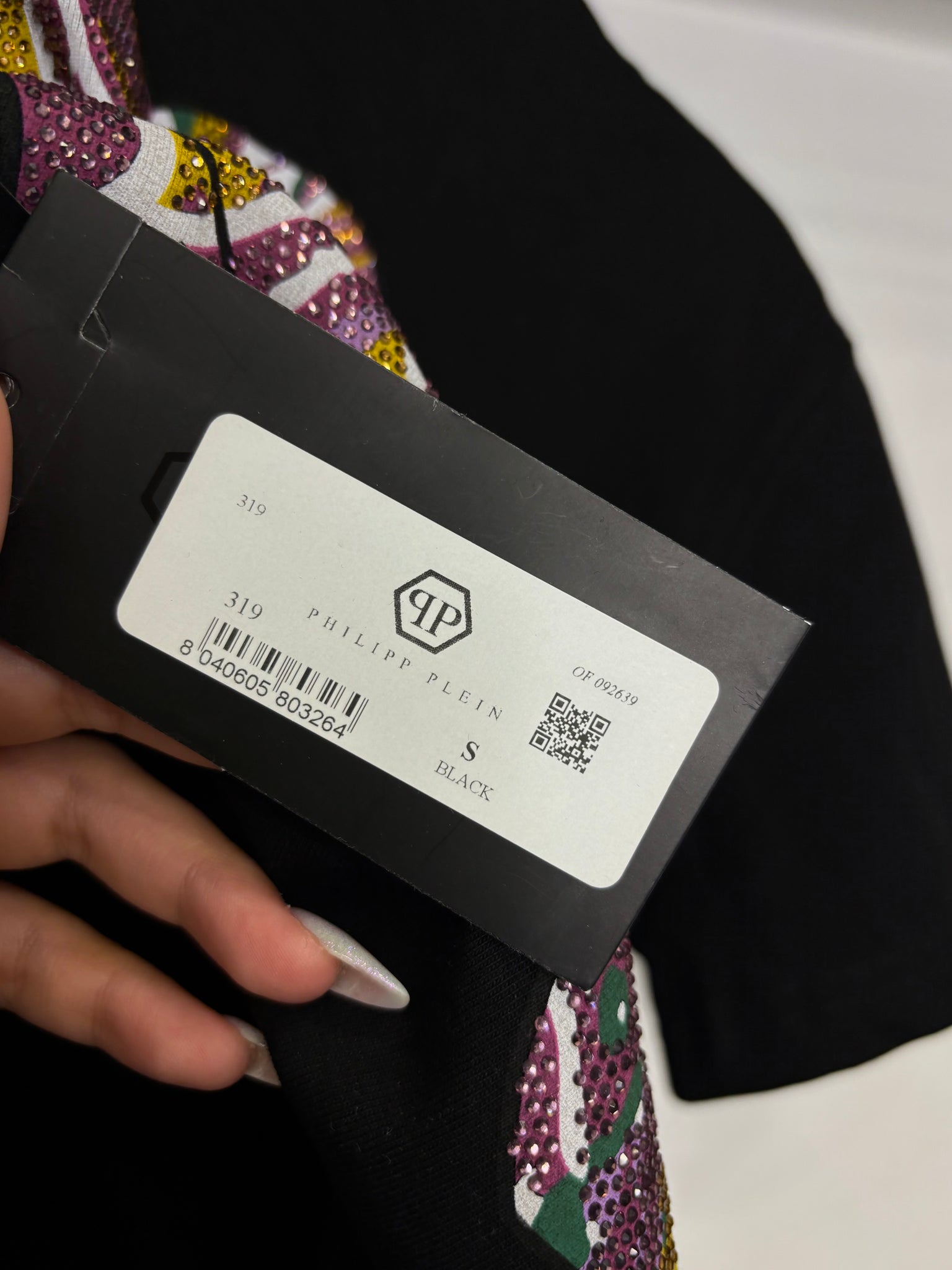 Philipp Plein black t-shirt code