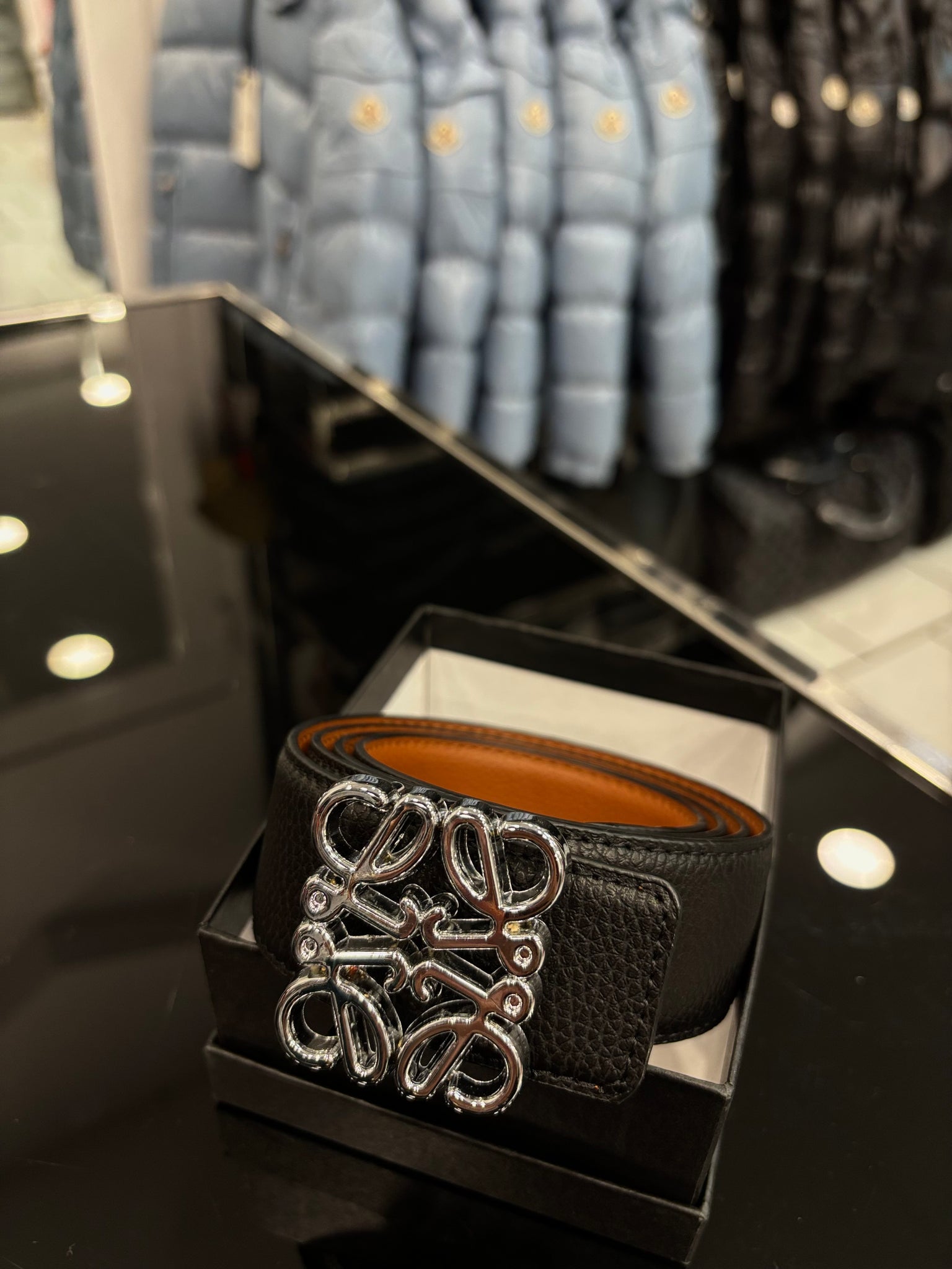 Loewe Anagram black/brown wallet