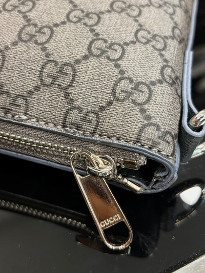 Gucci GG Supreme grey/blue bag ώμου/χιαστί