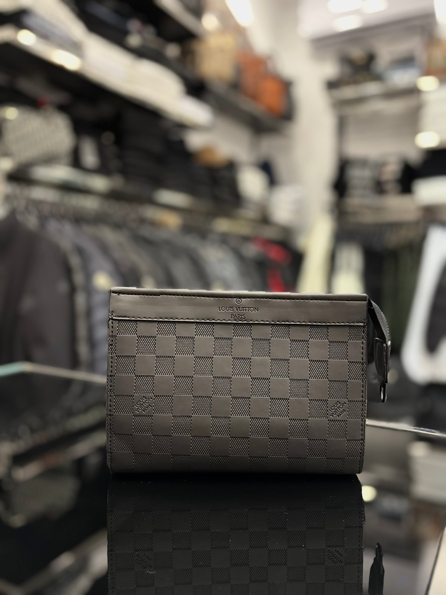 Louis Vuitton black envelope bag