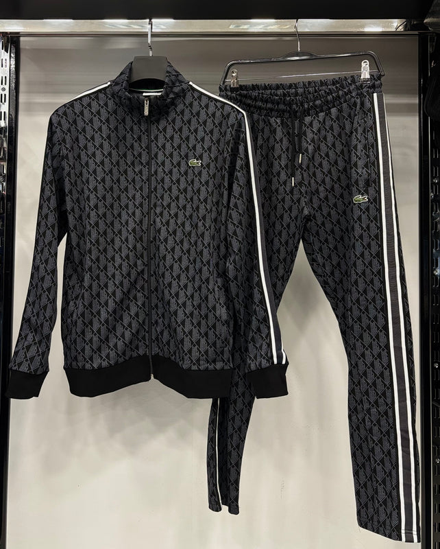 Lacoste Paris Jacquard Monogram black set