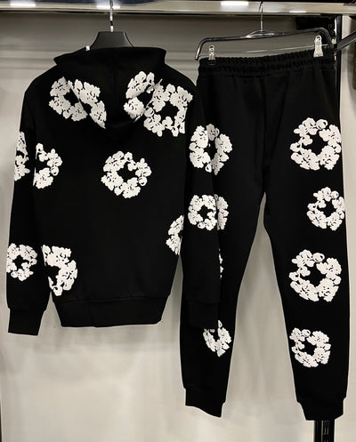 Denim Tears Wreath-Print Set