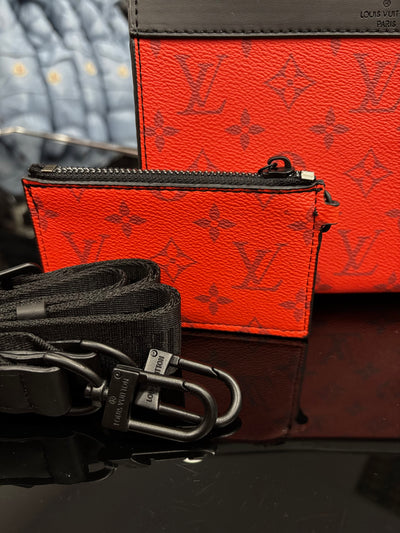 Louis Vuitton Monogram red bag