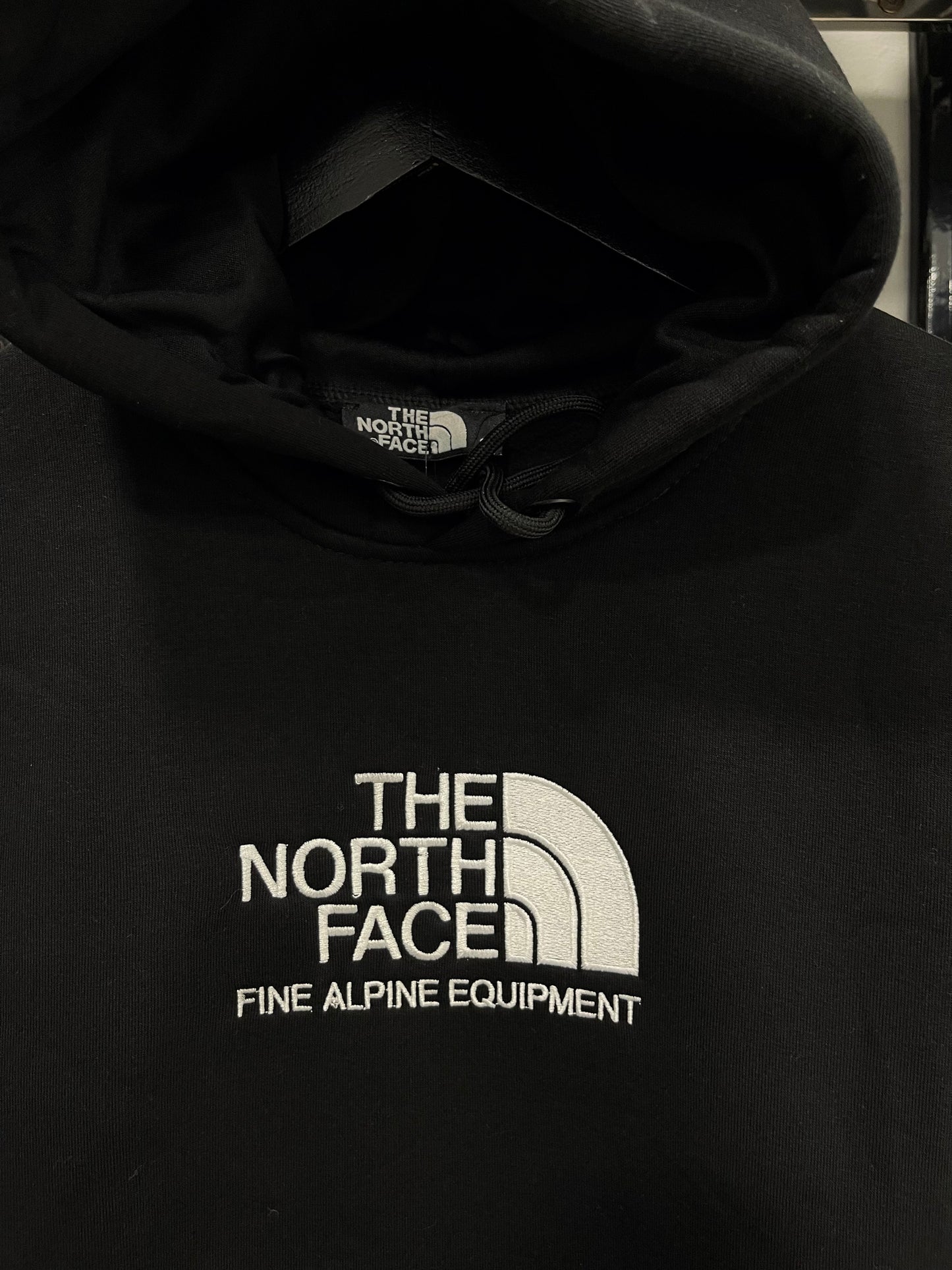 The North Face black hoodie