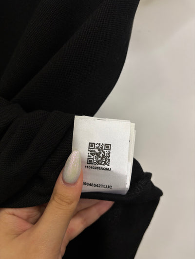 Moncler black t-shirts with collar code