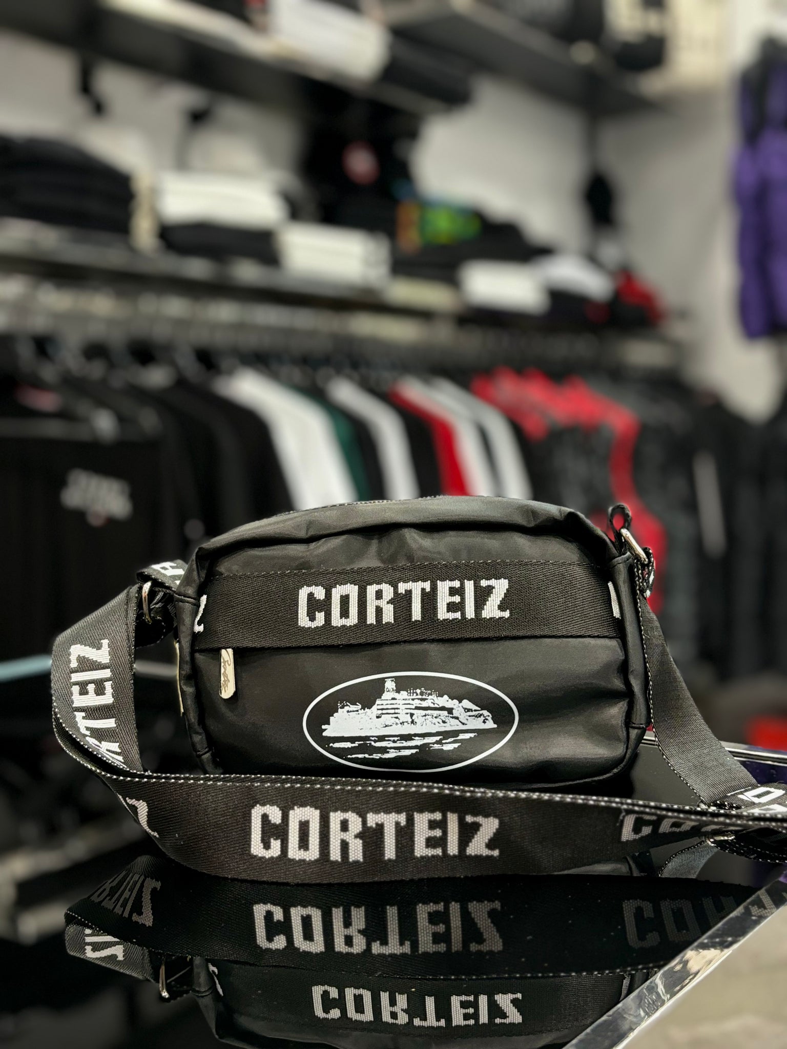 Corteiz Black bag ωμού/χιαστί
