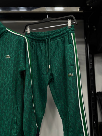 Lacoste Paris Jacquard Monogram green set