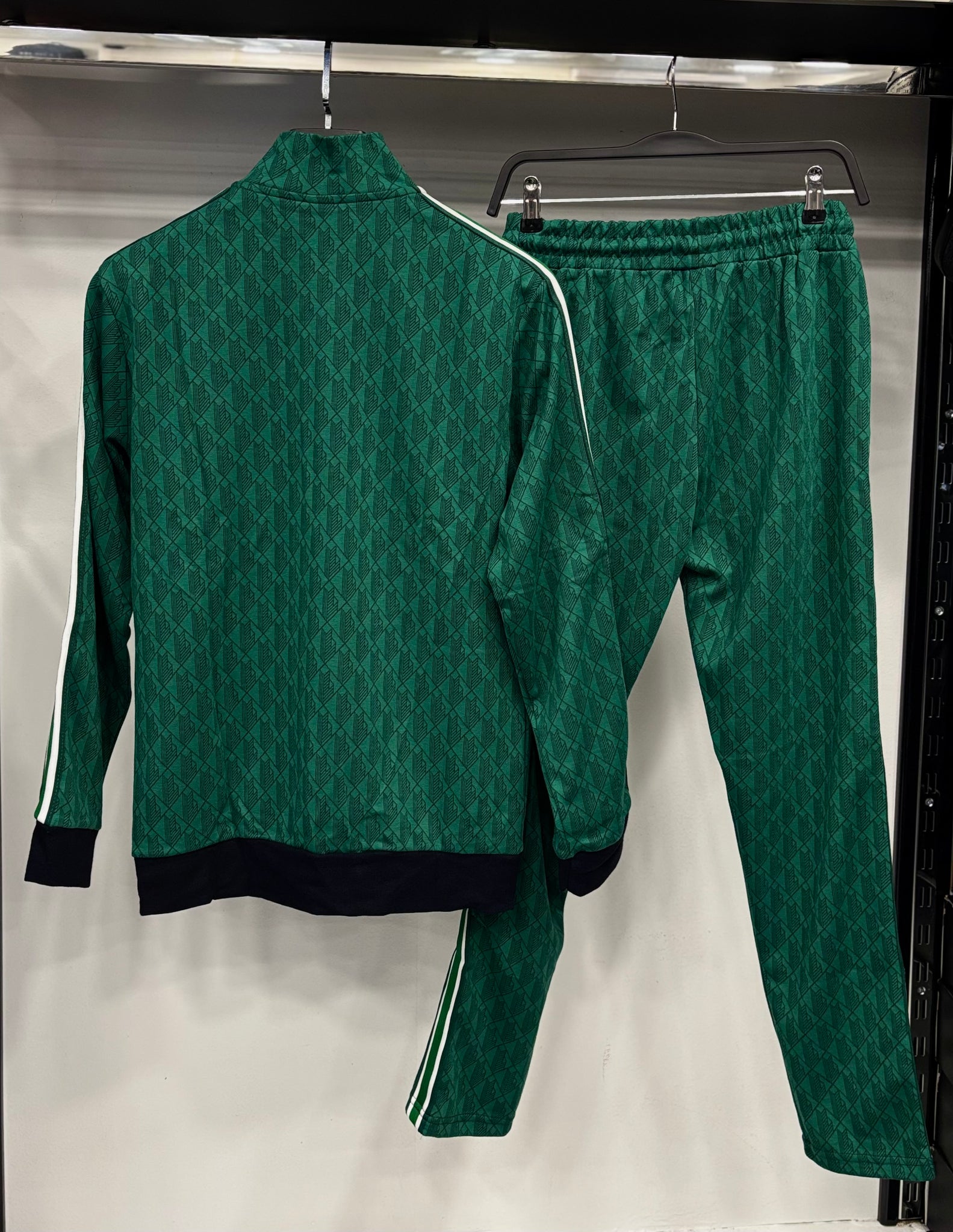 Lacoste Paris Jacquard Monogram green set