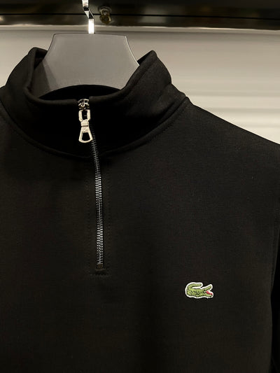 Lacoste Zippered Stand-Up Collar Hoodie