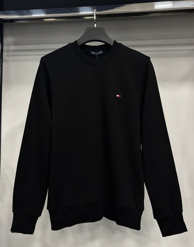 Tommy Jeans Regular Flag Crew hoodie black